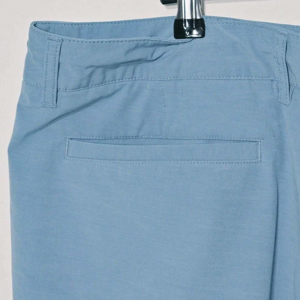 Faherty All Day Shorts Mens 40 Blue Hybrid Performance Chino Outdoor Casual